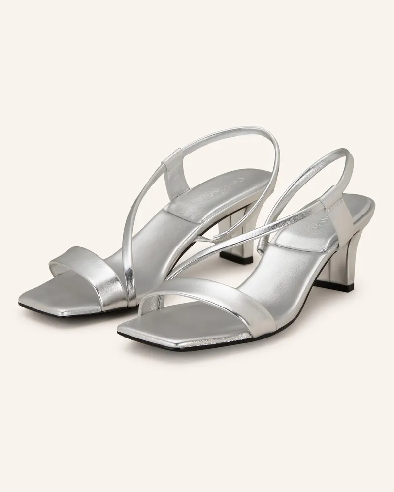 Calvin Klein Sandaletten Silber
