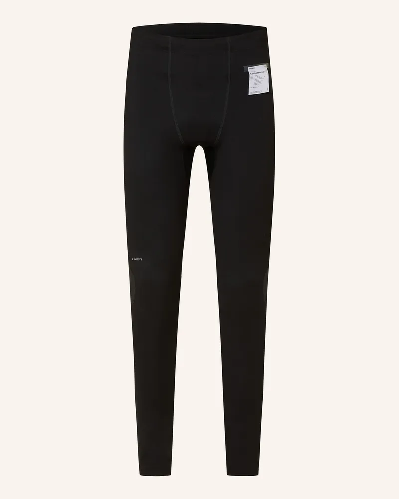 Satisfy Lauf-Tights Coffethermal schwarz Schwarz