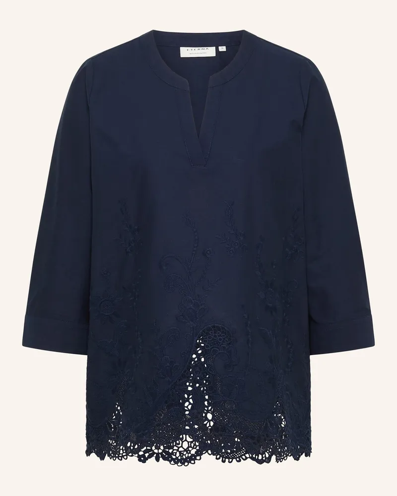 Eterna Bluse LOOSE FIT Dunkelblau