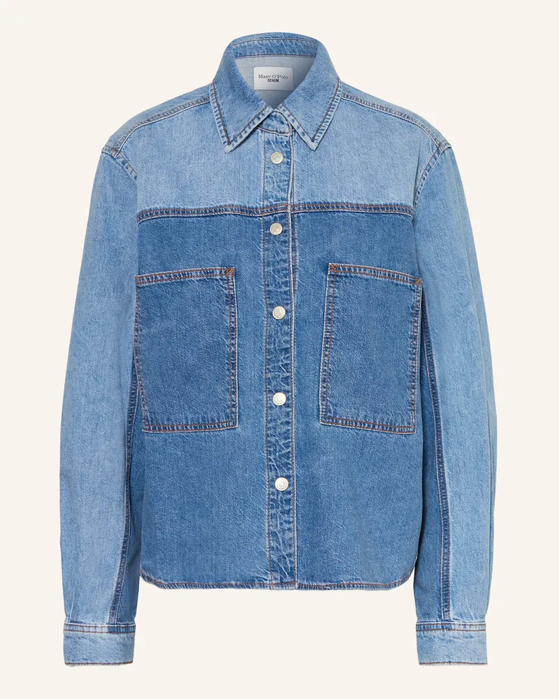 Marc O'Polo Jeansbluse blau Hellblau