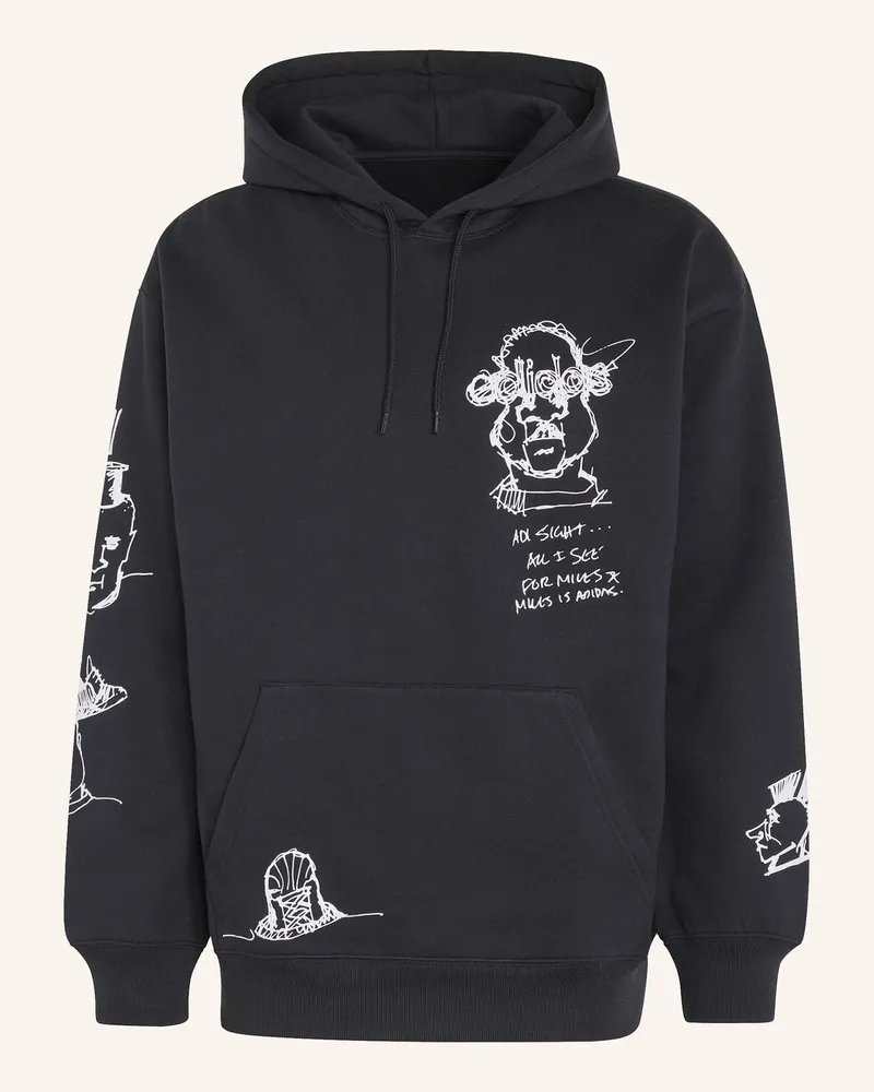 adidas Peter Moore Hoodie-Sweatshirt schwarz Schwarz