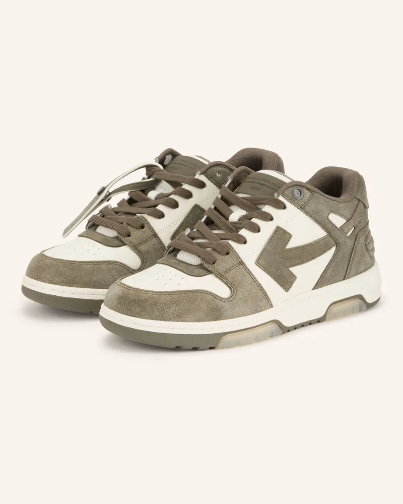 OFF-WHITE Sneaker Out Of Office gruen Weiss