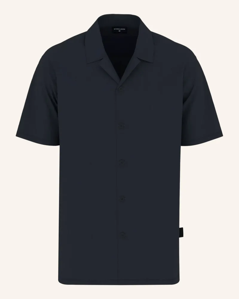 Strellson Resorthemd Filip Regular Fit blau Dunkelblau