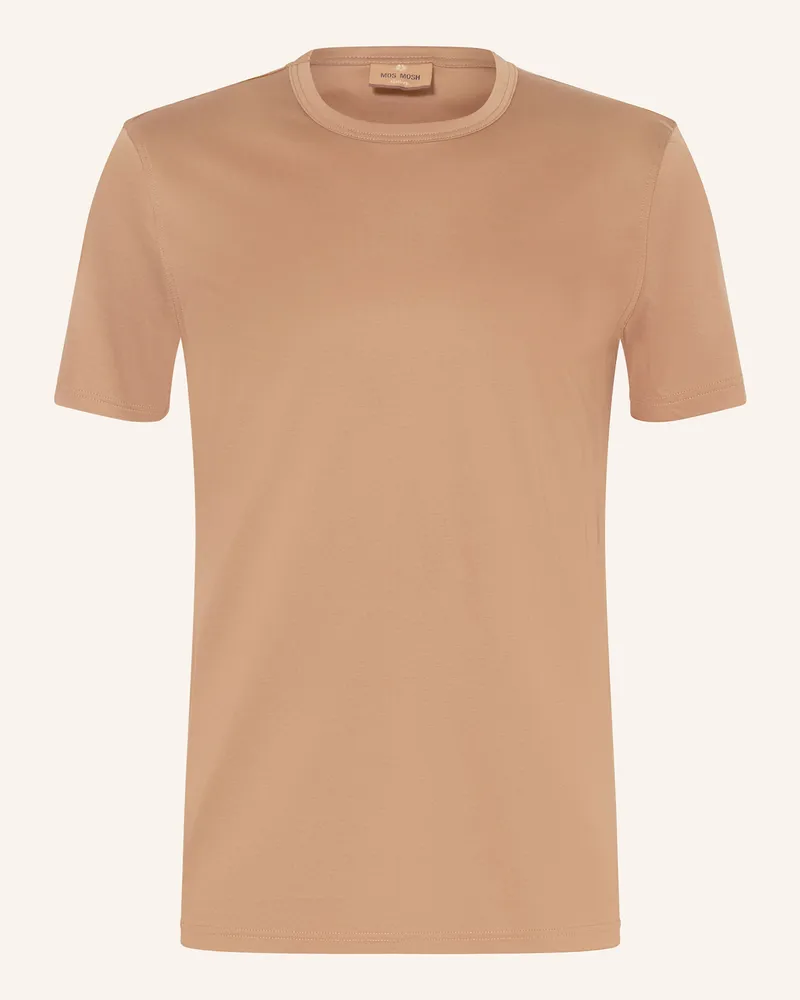 Mos Mosh T-Shirt Perry Crunch braun Camel