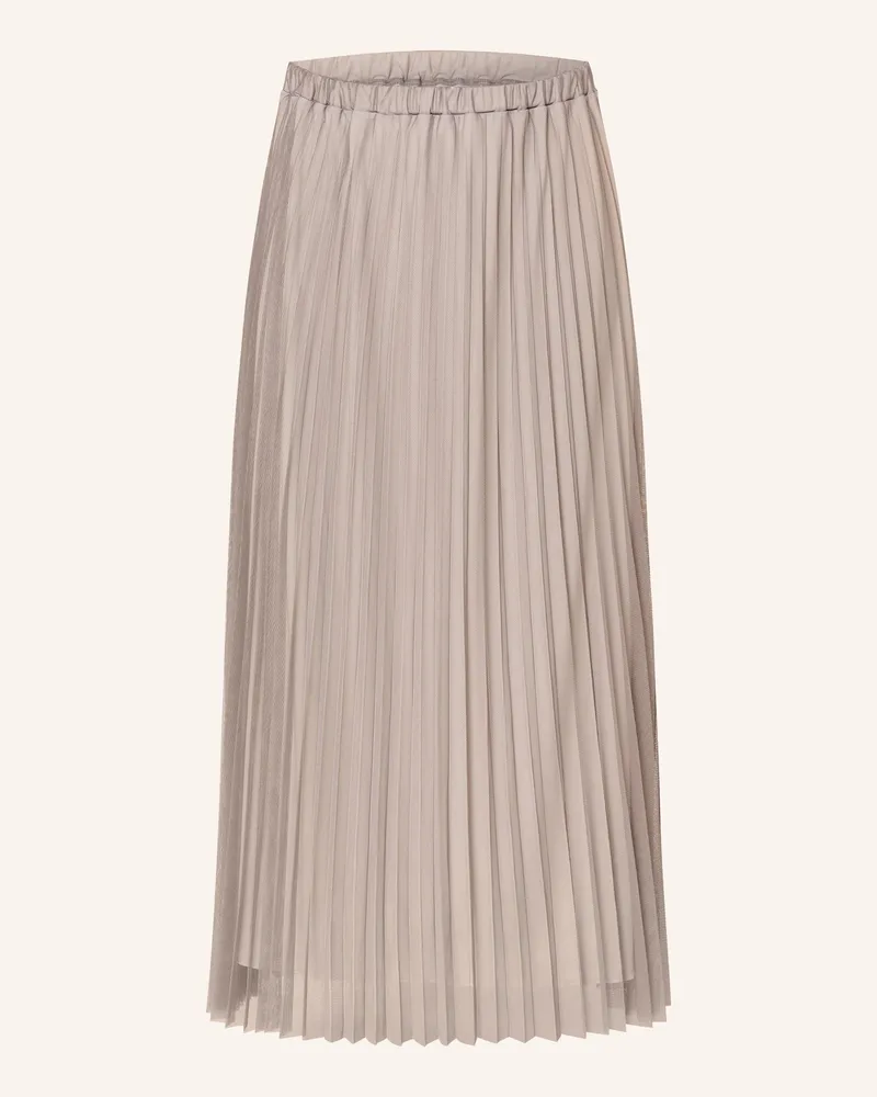 Rich&Royal Plisseerock silber Grau