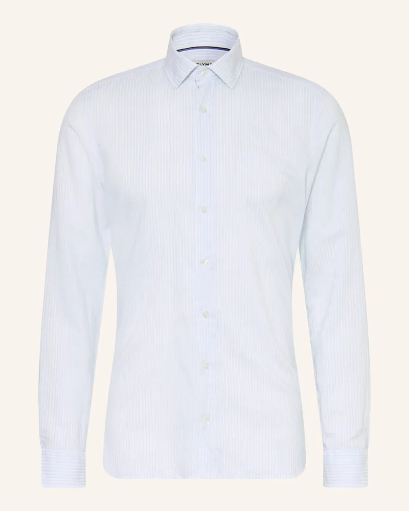 Olymp Hemd Level Five Body Fit blau Weiss