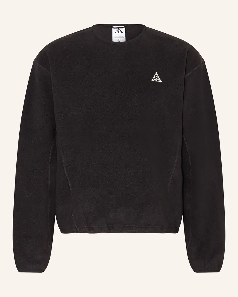 Nike Fleecepullover ACG WOLF TREE Schwarz