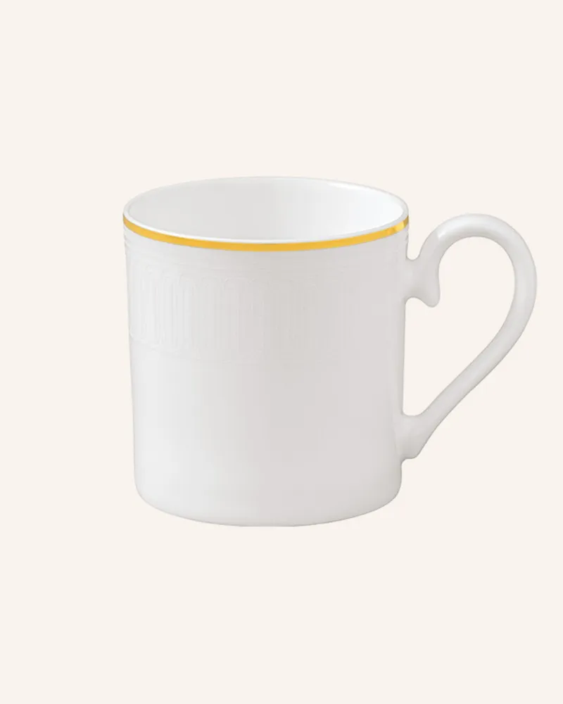 Villeroy & Boch Mokka-/Espressoobertasse Château Septfontaines weiss Weiss