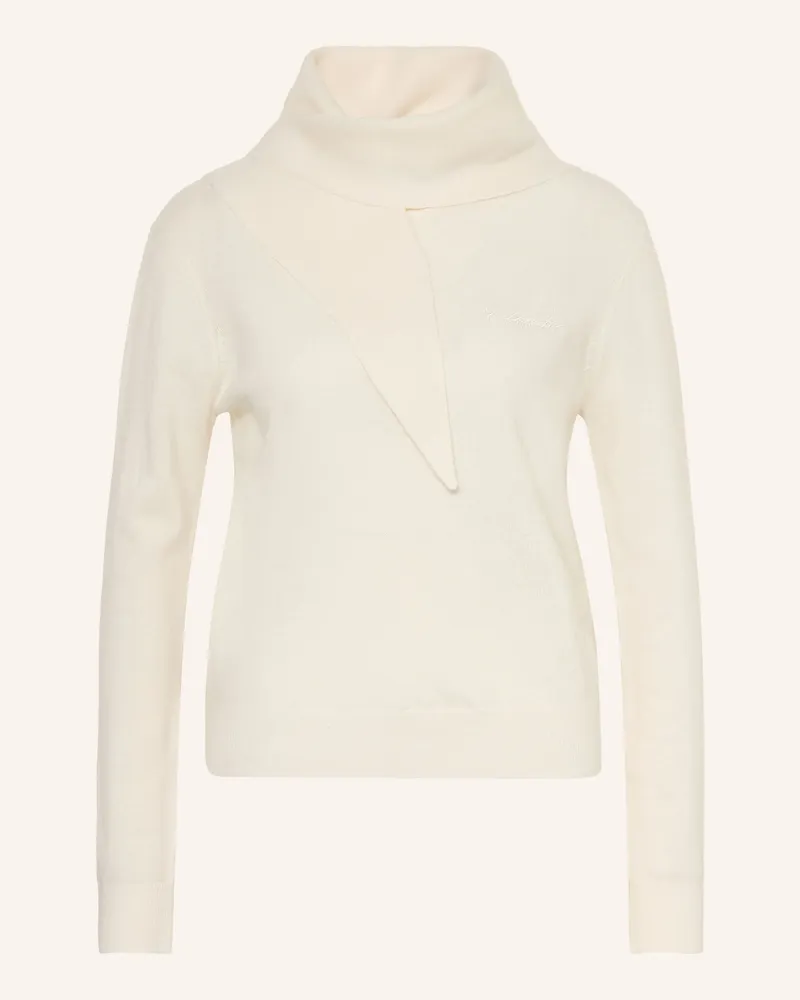 Claudie Pierlot Pullover Mit Abnehmbarem Kragen weiss Creme