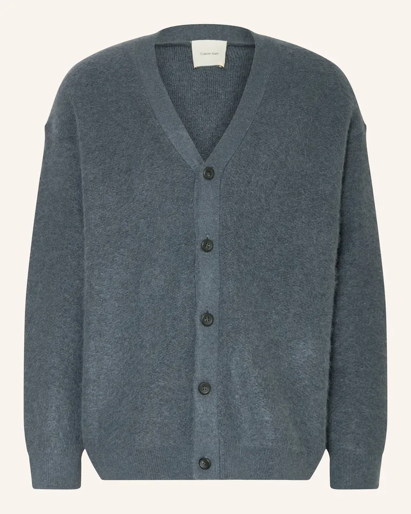 Calvin Klein Strickjacke Dunkelgrau
