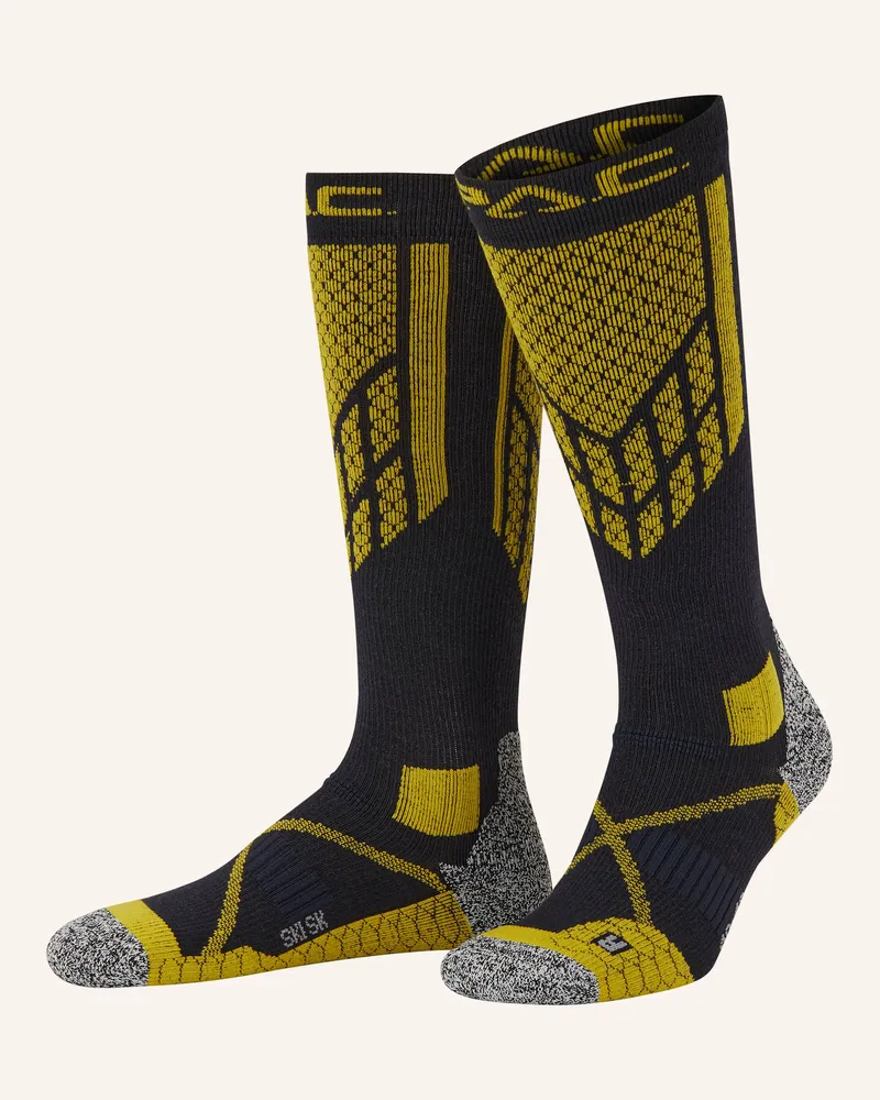 P.A.C. Skisocken SK 6.2 MERINO TECHNICAL PRO Schwarz