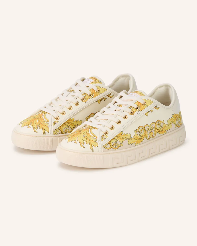 Versace Sneaker gold Ecru