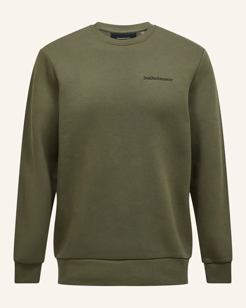 Peak Performance Sweatshirtpullover gruen Oliv