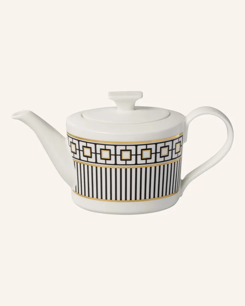 Villeroy & Boch Kaffee-/Teekanne Metrochic weiss Gelb