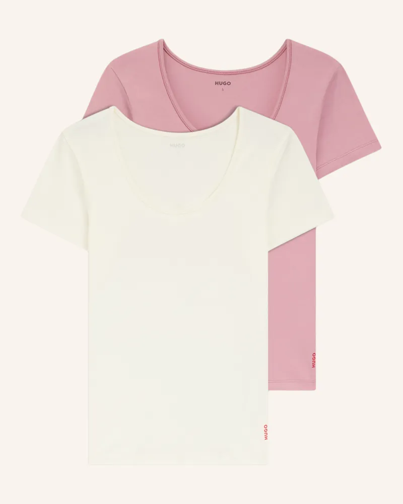 HUGO BOSS Unterwäsche Top TWIN T-SHIRT RN Regular Fit Pink