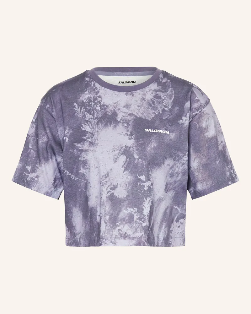 Salomon T-Shirt CANOPY Helllila