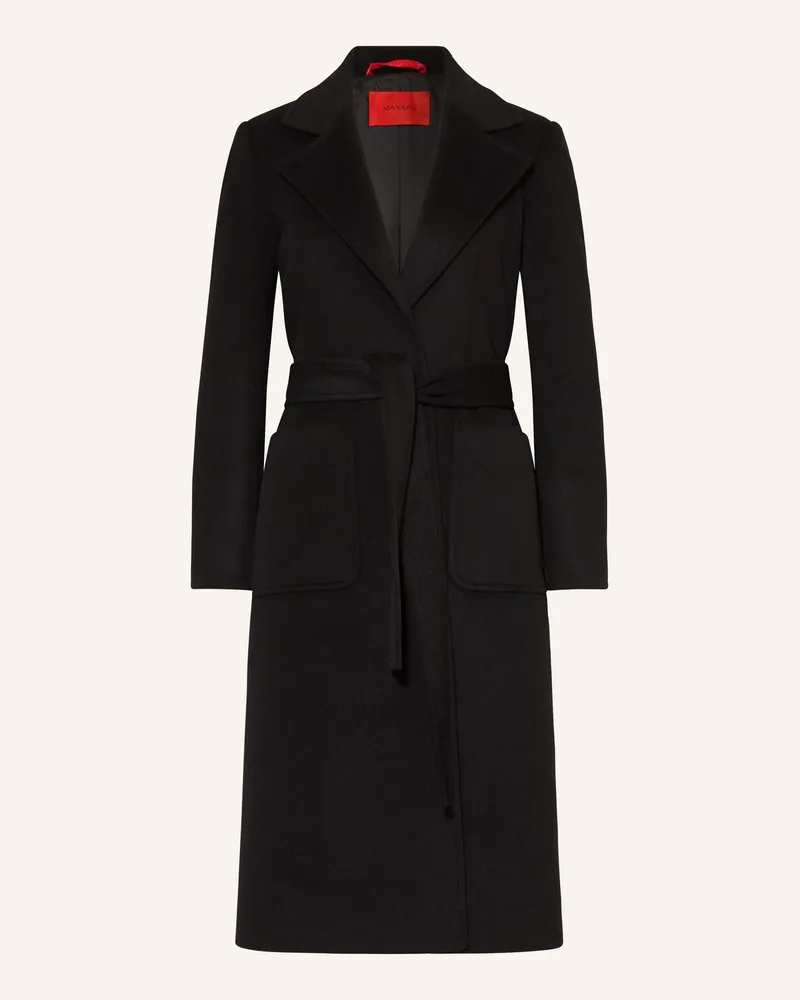 MAX&Co. Wollmantel RUNAWAY Schwarz