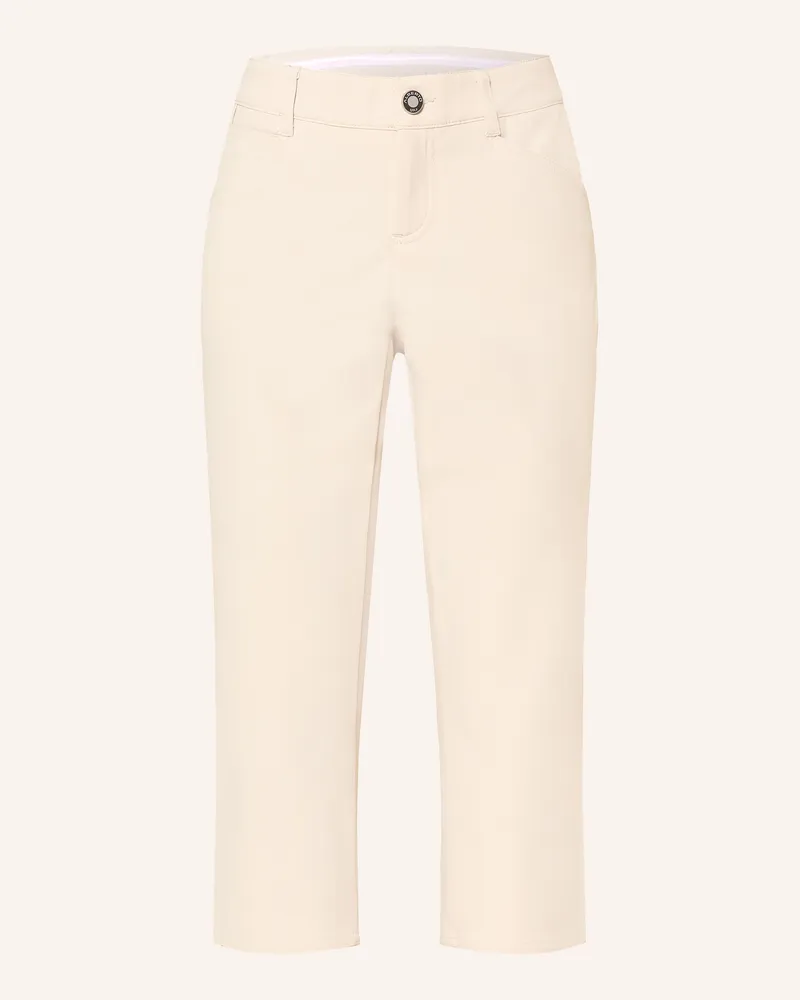 Alberto 3/4-Golfhose Mona-C - fx4 Dry Cooler® Mit Schmucksteinen weiss Ecru