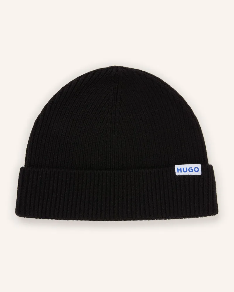 HUGO BOSS Mütze Xiav schwarz Schwarz