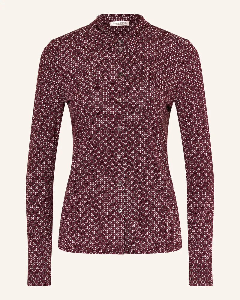 Marc O'Polo Hemdbluse Dunkelrot