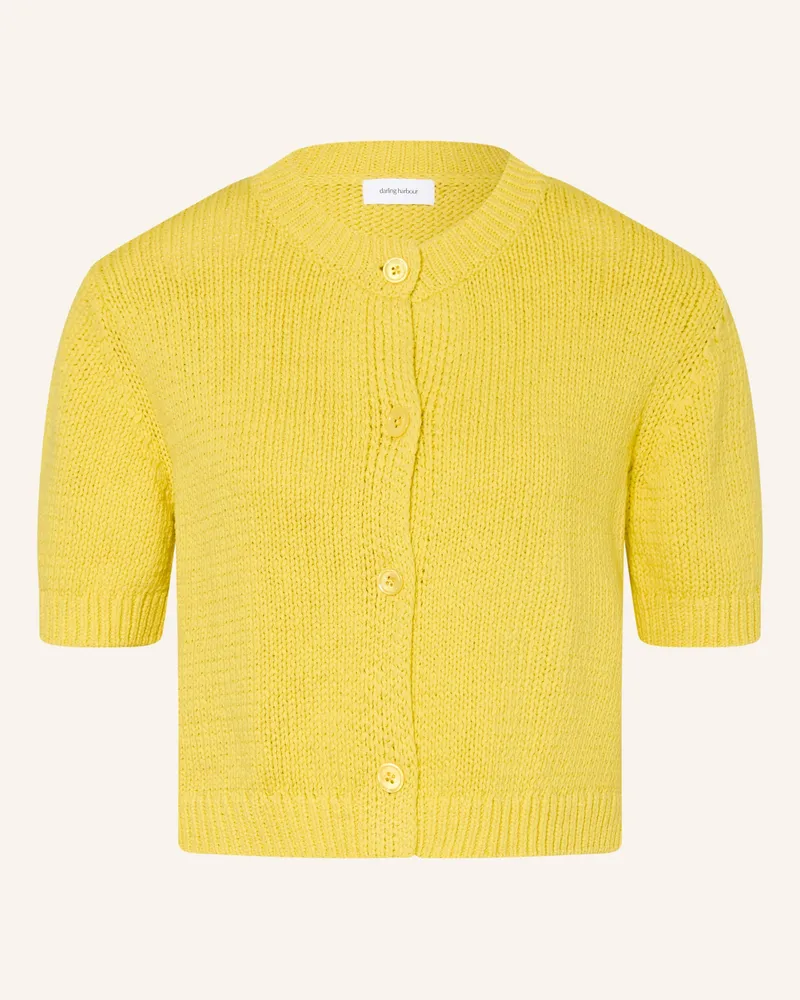 Darling Harbour Strickjacke gelb Yellow