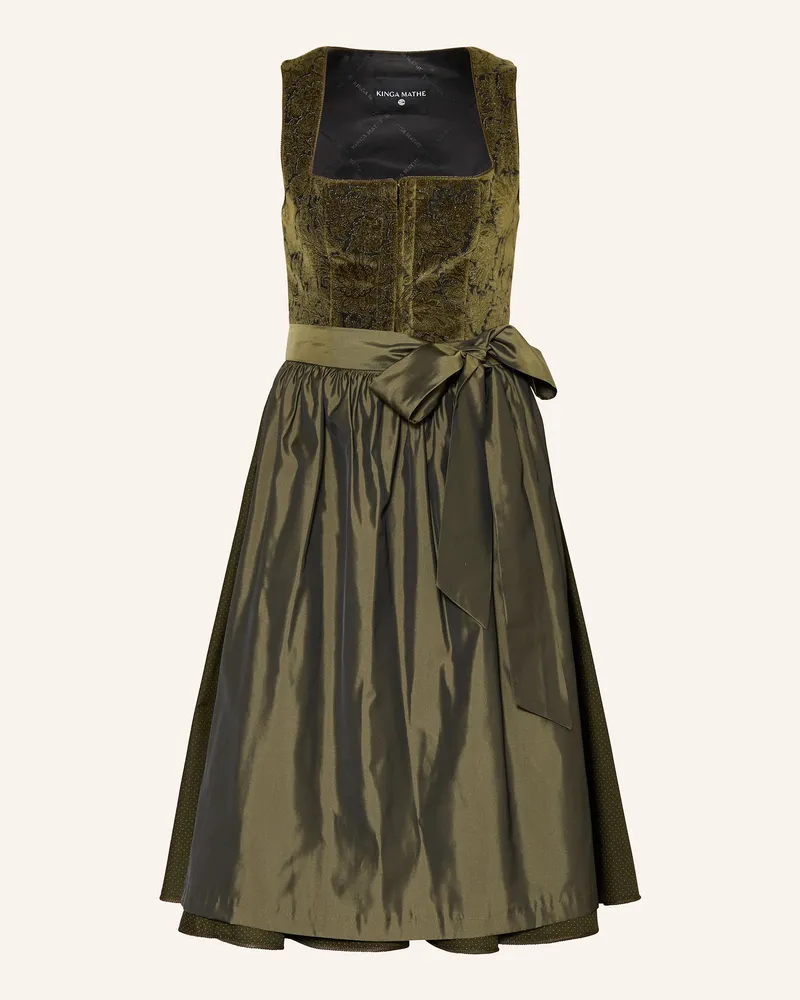 KINGA MATHE Dirndl Genf gruen Oliv
