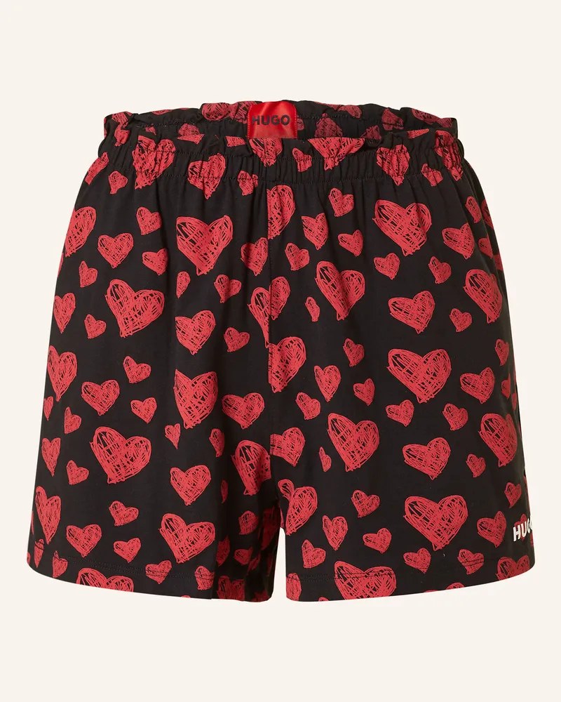HUGO BOSS Schlafshorts NIKKA Schwarz