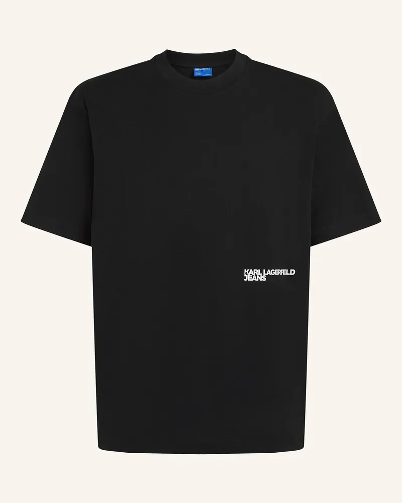 Karl Lagerfeld T-Shirt schwarz Schwarz