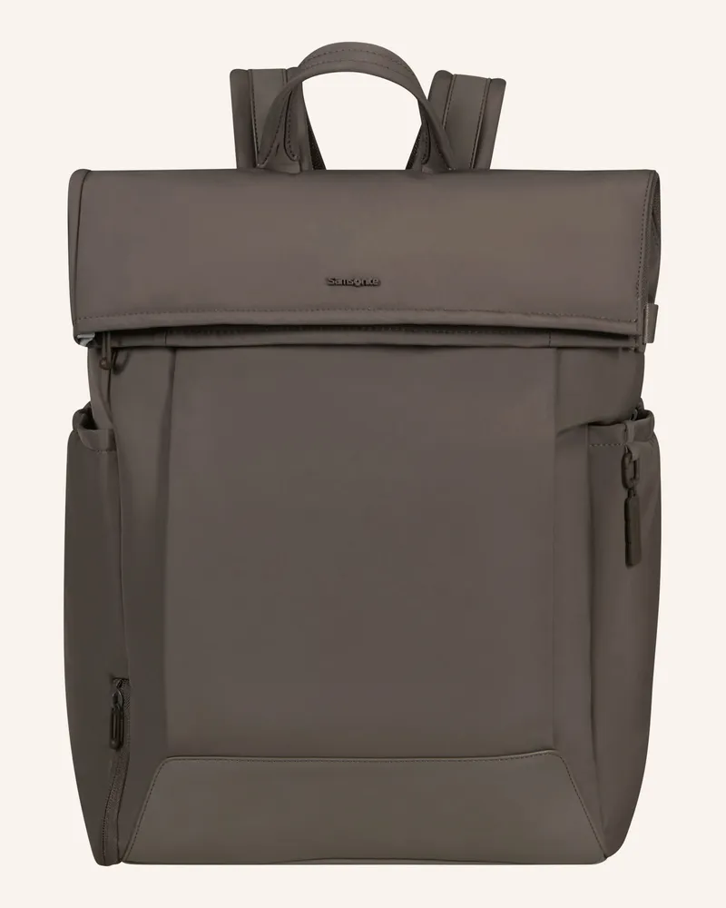 Samsonite Rucksack Essentis Mit Laptop-Fach grau Taupe