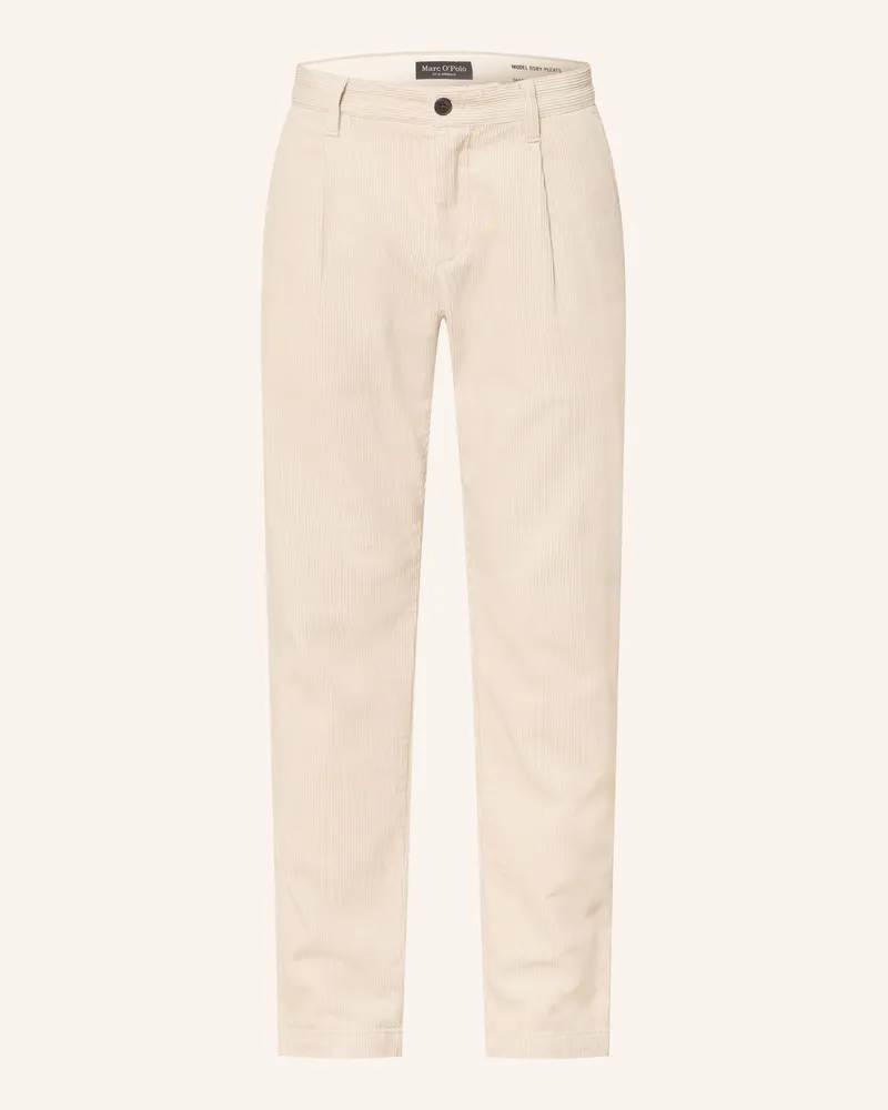 Marc O'Polo Cordchino Osby Tapered Fit weiss Creme