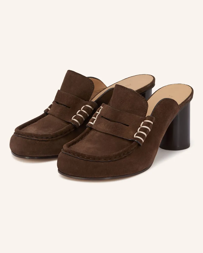 J.W.Anderson Mules Dunkelbraun