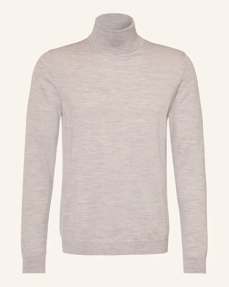 paul Rollkragenpullover Aus Merinowolle grau Hellgrau