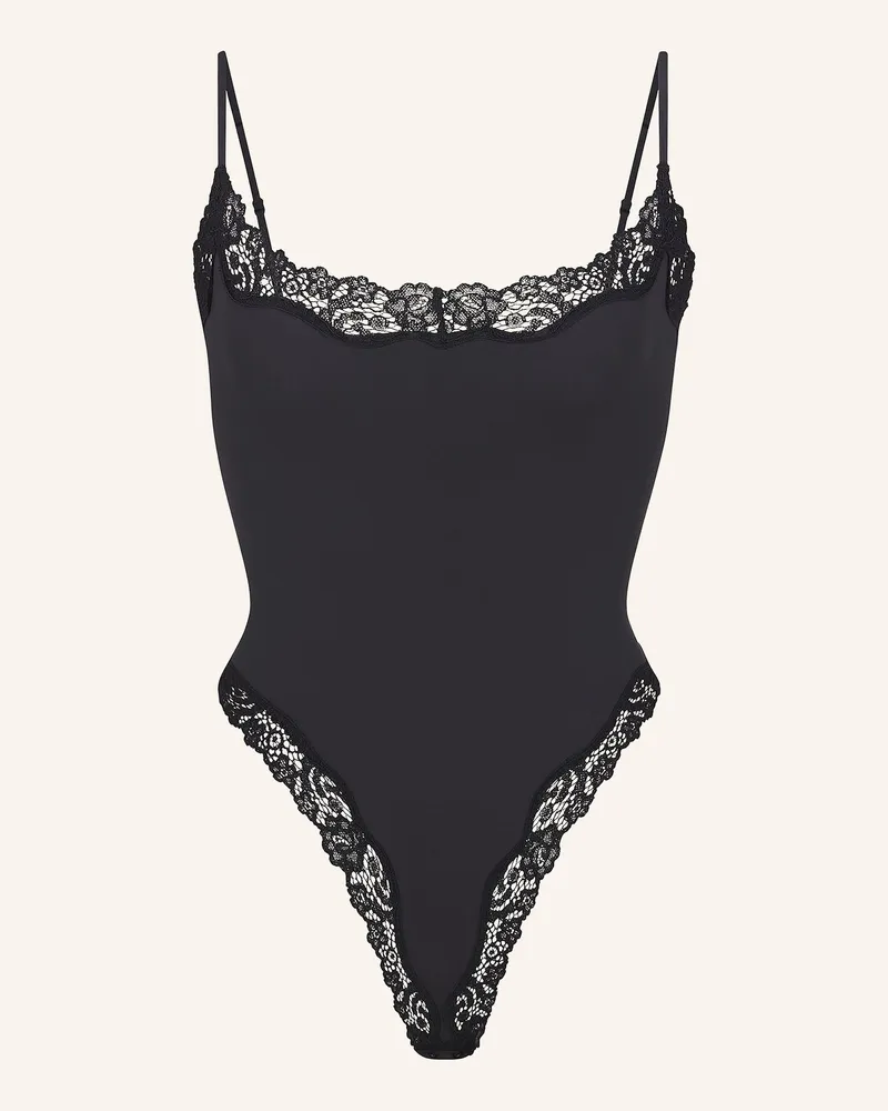 SKIMS String-Body FITS EVERYBODY Schwarz