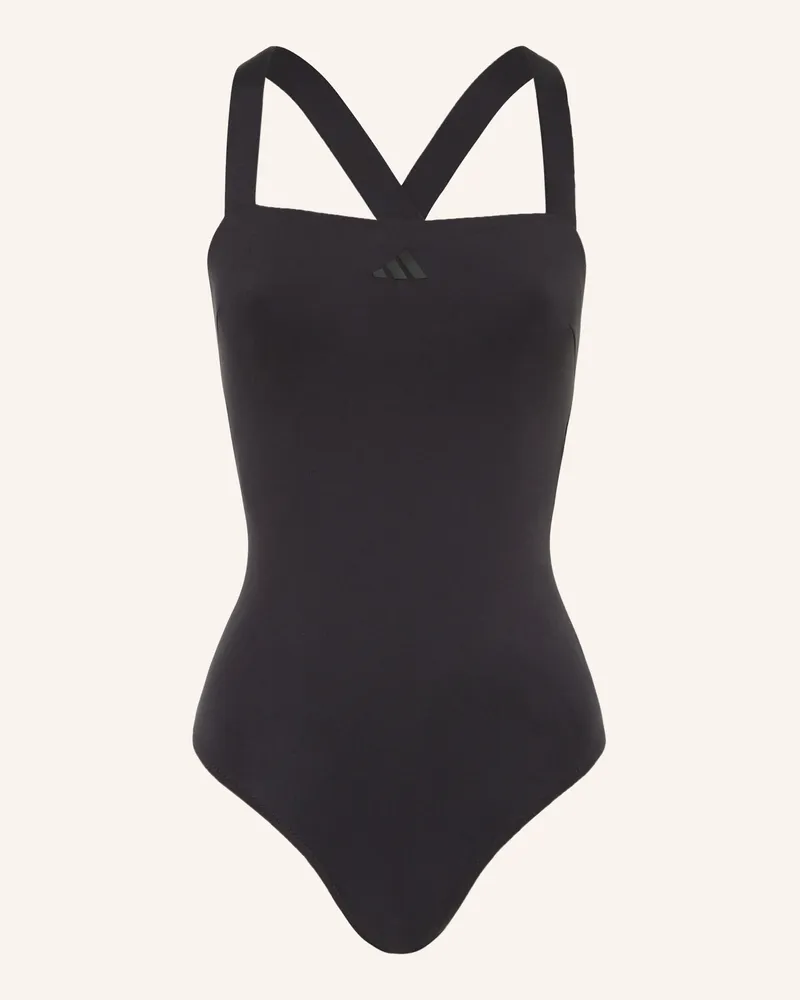 adidas Badeanzug Iconisea schwarz Schwarz