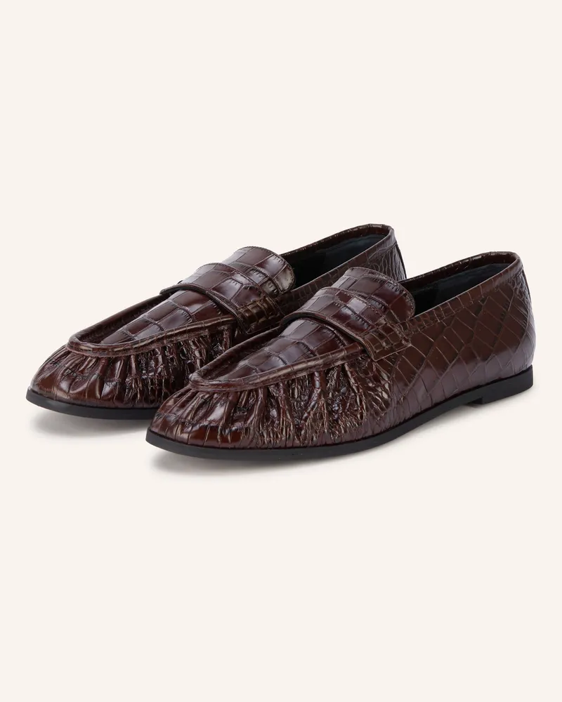 Arket Penny-Loafer braun Dunkelbraun