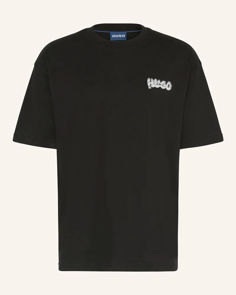 HUGO BOSS Oversized-Shirt NYROTEE Schwarz