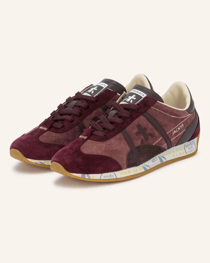 Premiata Sneaker Jacky braun Dunkelrot