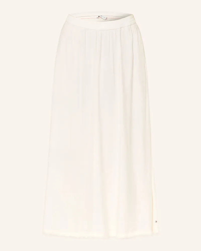Tommy Hilfiger Rock Mit Leinen beige Weiss