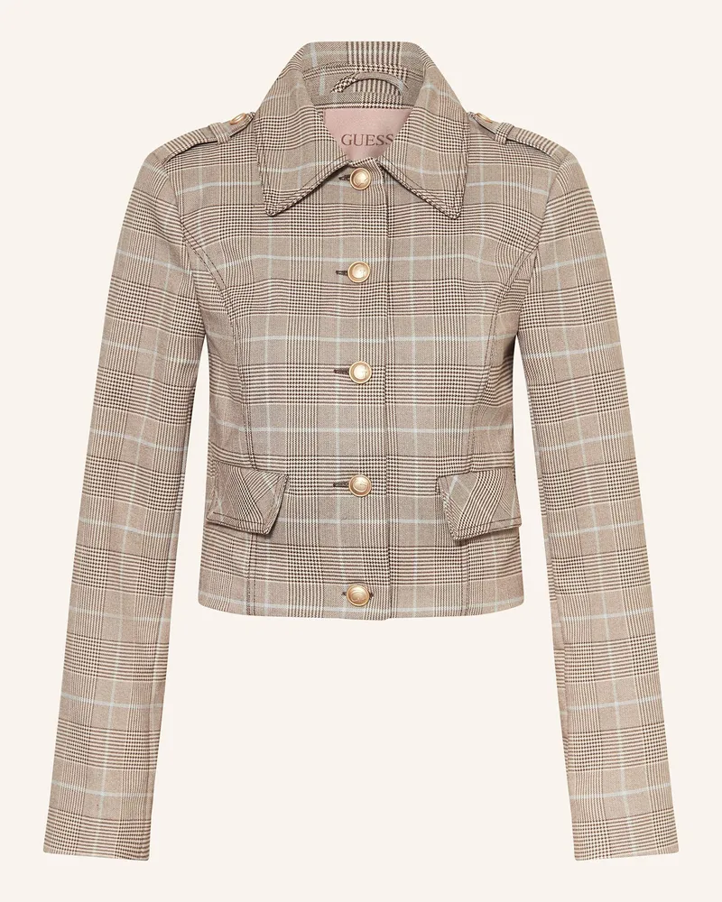 Guess Kastenjacke GERALDINE Dunkelbraun