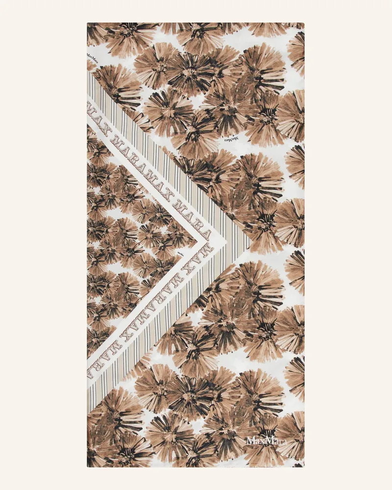 Max Mara Seidentuch CARRE90W Weiss