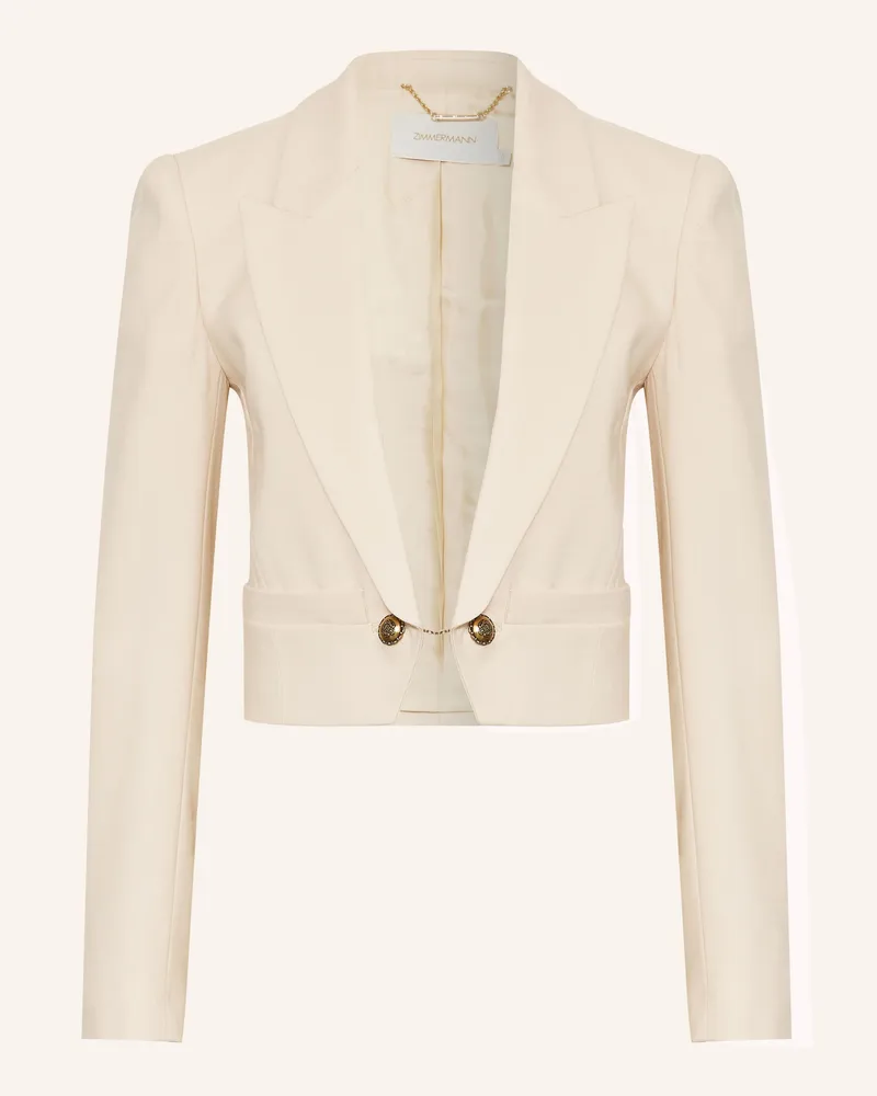 Zimmermann Blazer HYPNOTIC WOOL Creme