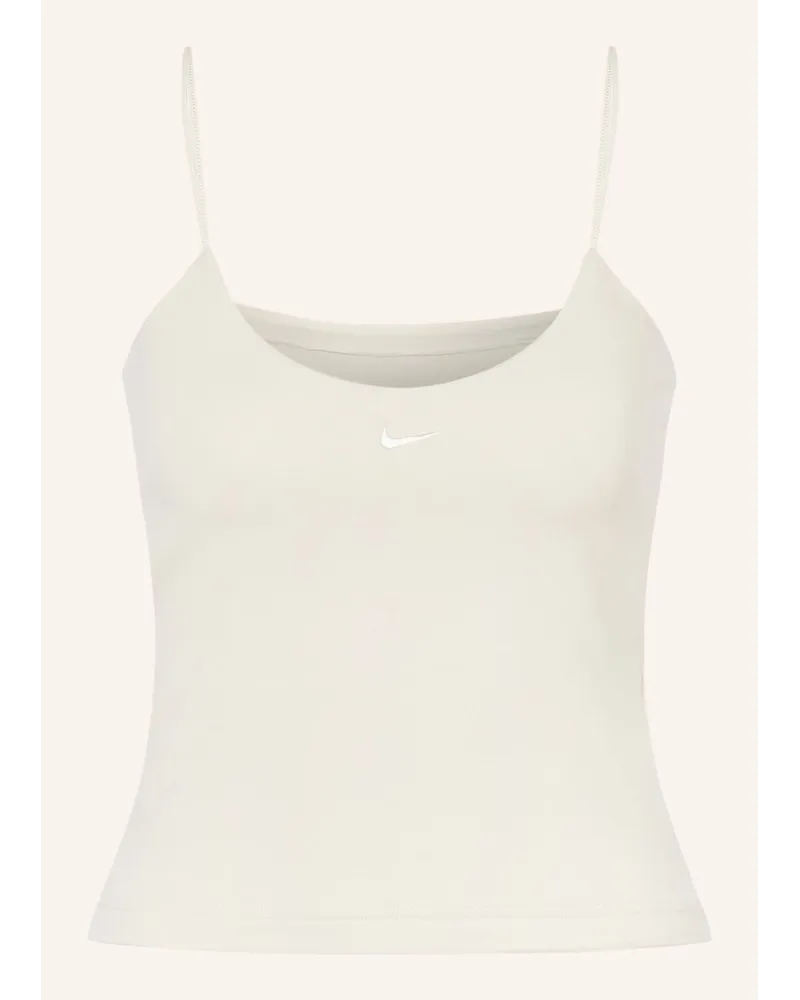 Nike Cropped-Top Beige