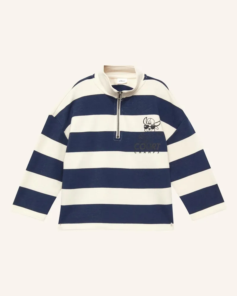 S.Oliver Sweatshirt blau Blau