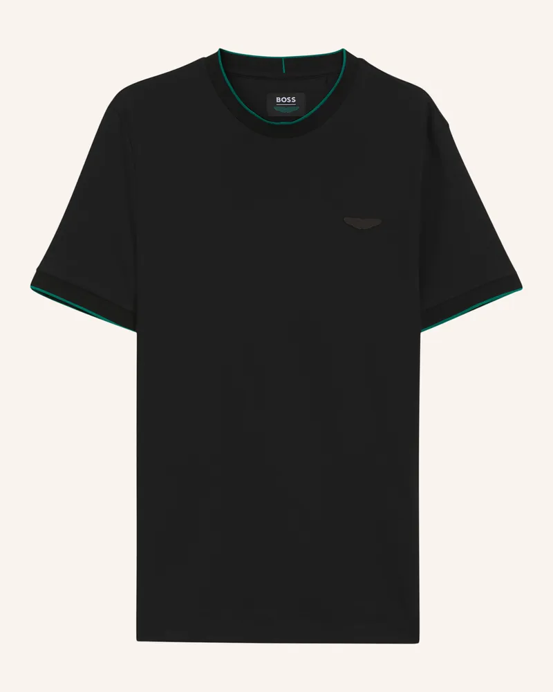 HUGO BOSS T-Shirt C-Thompson 80_Am Regular Fit schwarz Schwarz