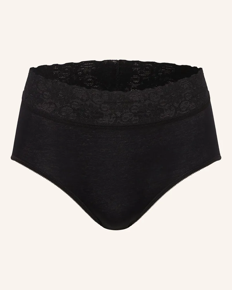 Calida 2er-Pack Taillenslips Iconics schwarz Schwarz