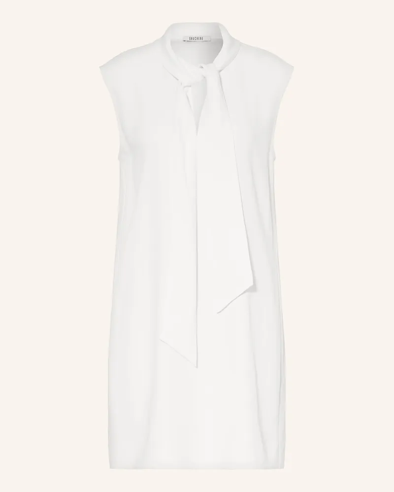 GAUCHERE Schluppenkleid Weiss