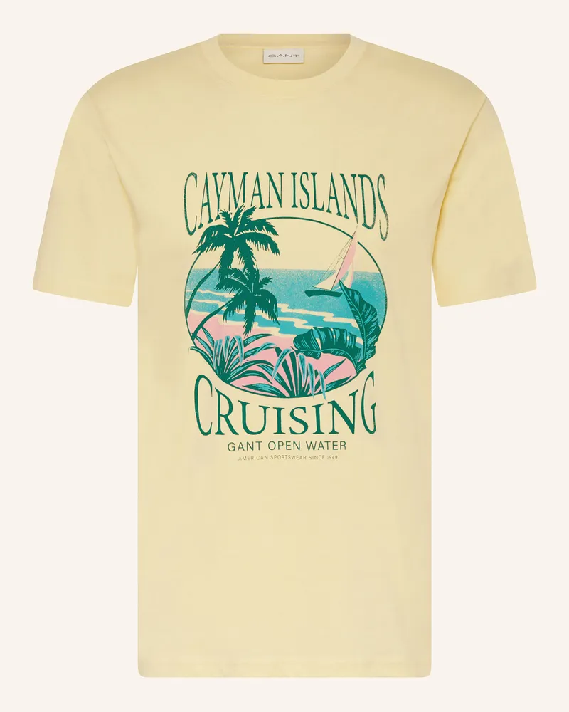 Gant T-Shirt Gelb