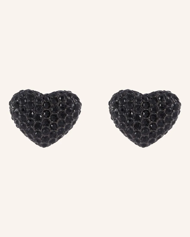 Marc Jacobs Ohrstecker BALLOON HEART Schwarz