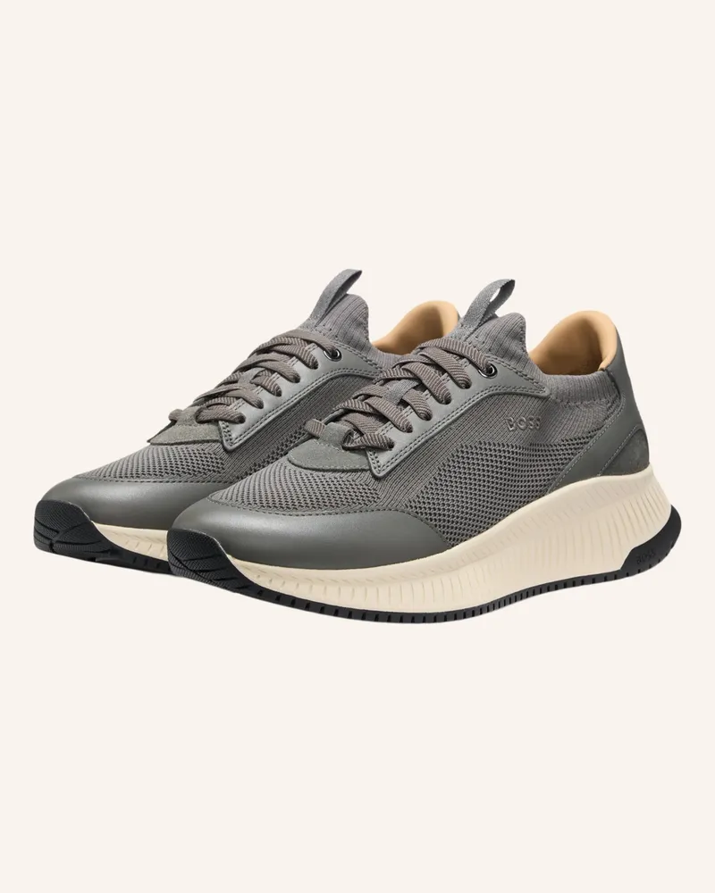 HUGO BOSS Casual Slipper TTNM EVO_SLON_KNBULT Grau