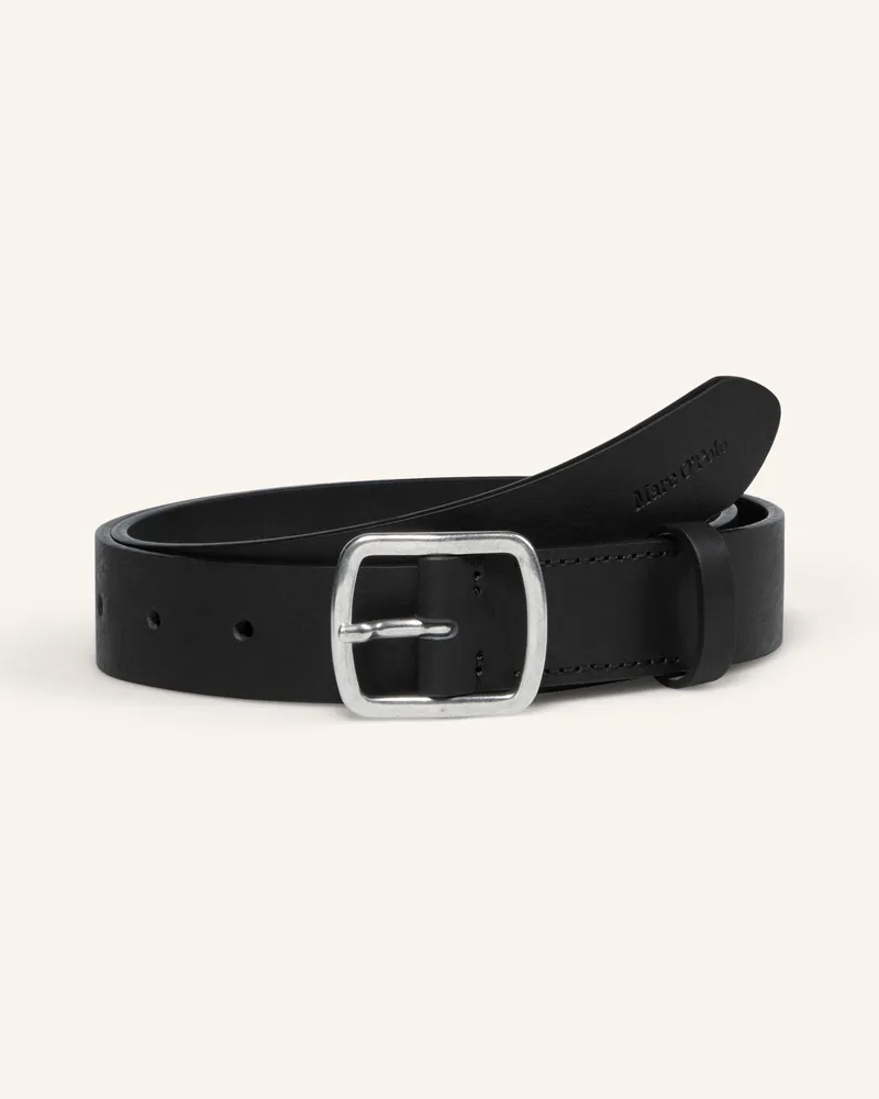 Marc O'Polo Gürtel schwarz Schwarz